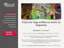 Tablet Screenshot of majosport.com
